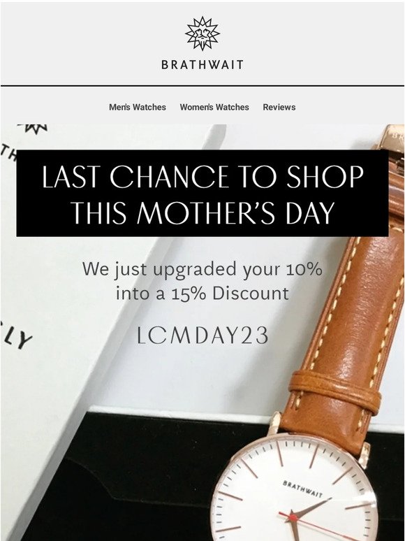Last Chance to Save on Mother's Day Gifts