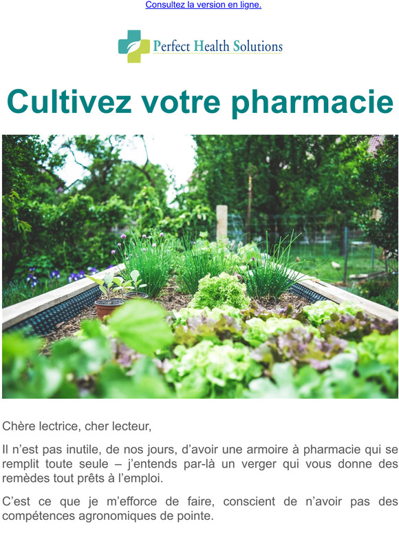 Cultivez votre pharmacie