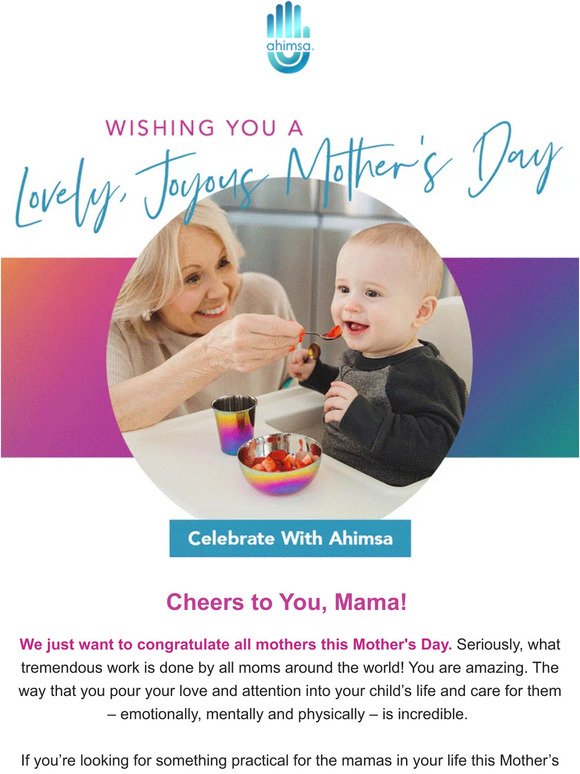 Happy Mother’s Day from Ahimsa! 💖