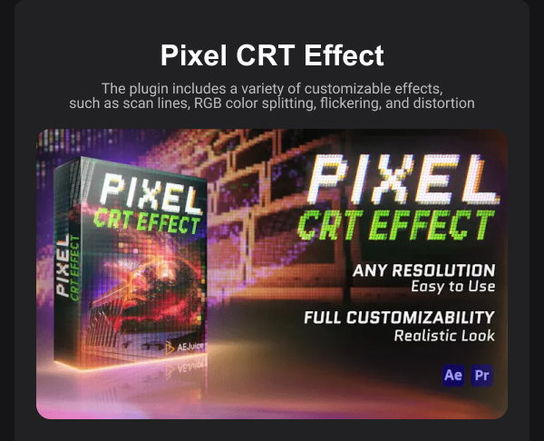 Pixel CRT Effect
