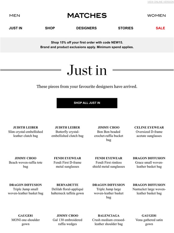 Matches Fashion Introducing what’s new Milled