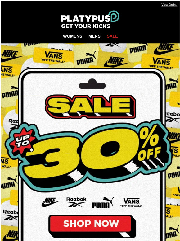 SALE is here 🤑 Shop up to 30% OFF!