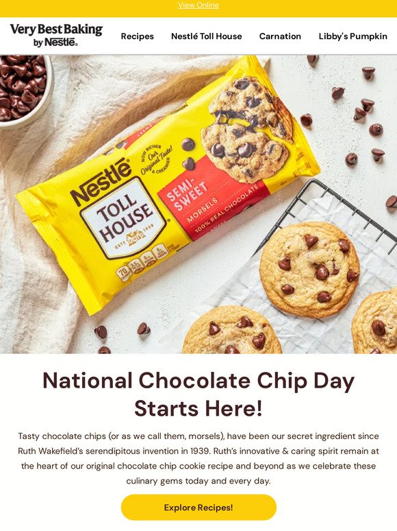 Spreading Chocolate Chip happiness!