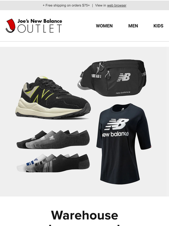 joe's new balance daily deal