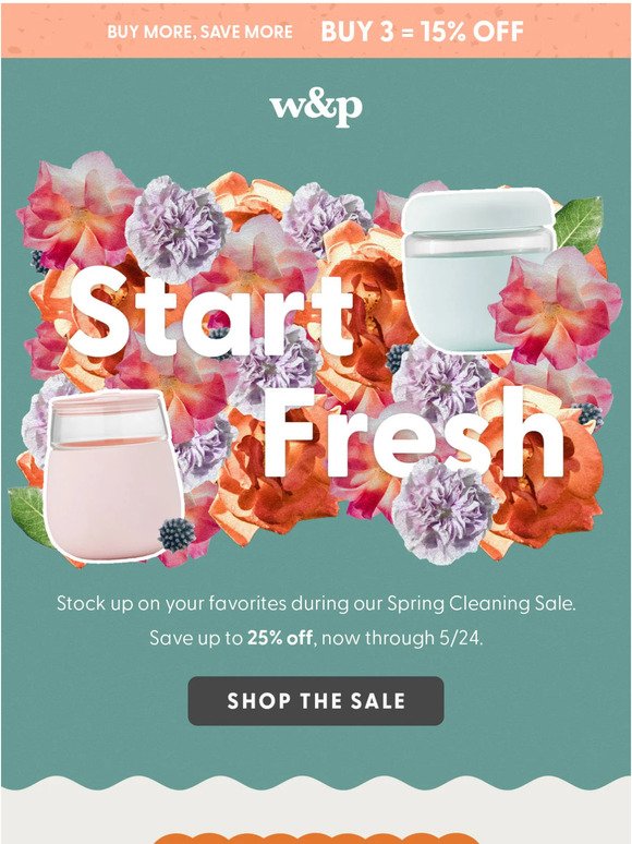 🌸 Spring Cleaning Sale up to 25% Off