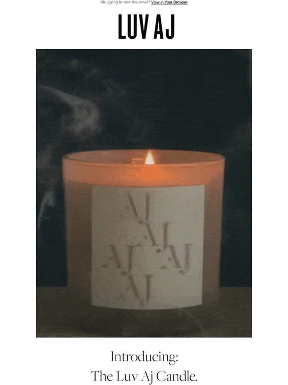 Introducing 🔥 The Luv Aj Candle