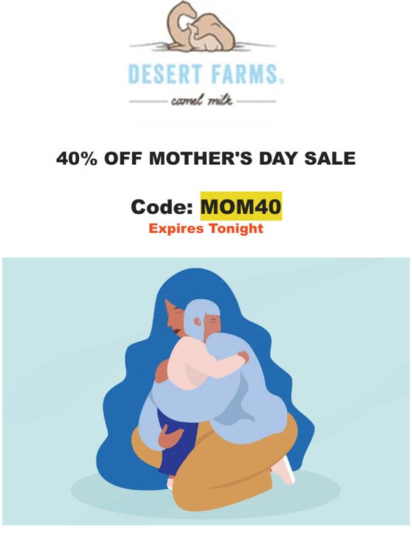 ⚡40% OFF Mothers Day Special | Expires Tonight