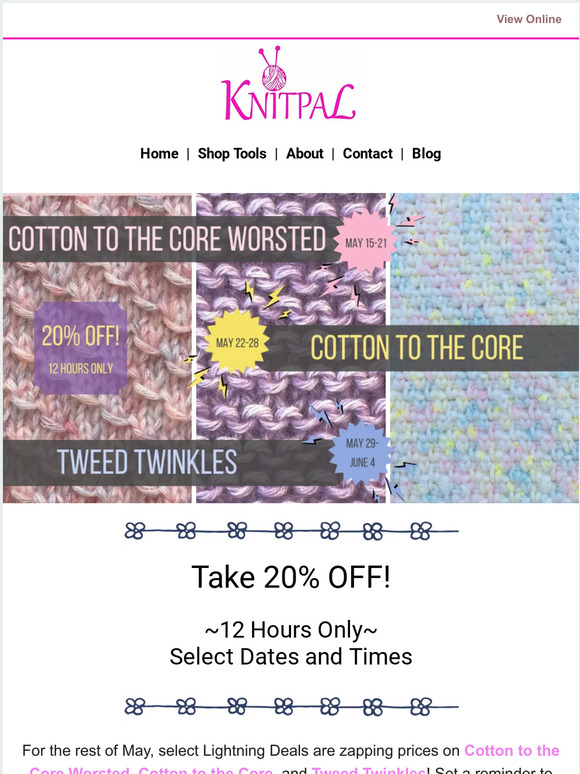 FREE Patterns + New Spring Colors!