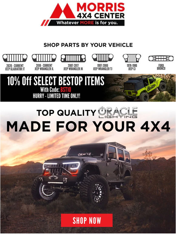 Morris 4x4 Center π‘ Light Up the Trail With Oracle π‘ Milled