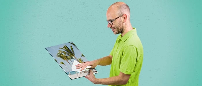 Hoe maak je dibond schoon