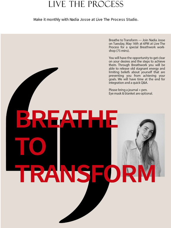 Breathe To Transform