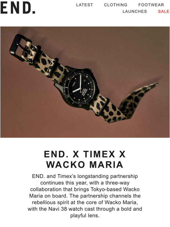 時間指定不可】 Wacko maria Buy products End. Timex Clothing Navi