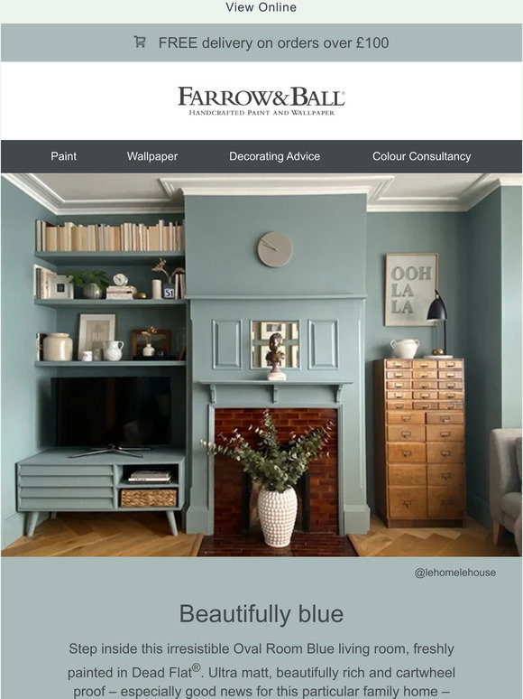 Farrow & Ball: An irresistible living room makeover | Milled