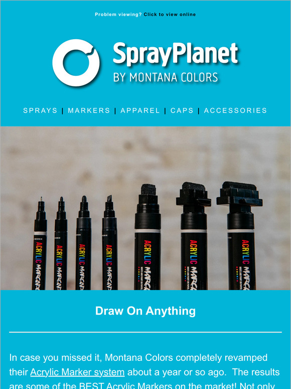 Spray Planet Review: MTN Train Systems & Montana Water Based Markers -  sprayplanet