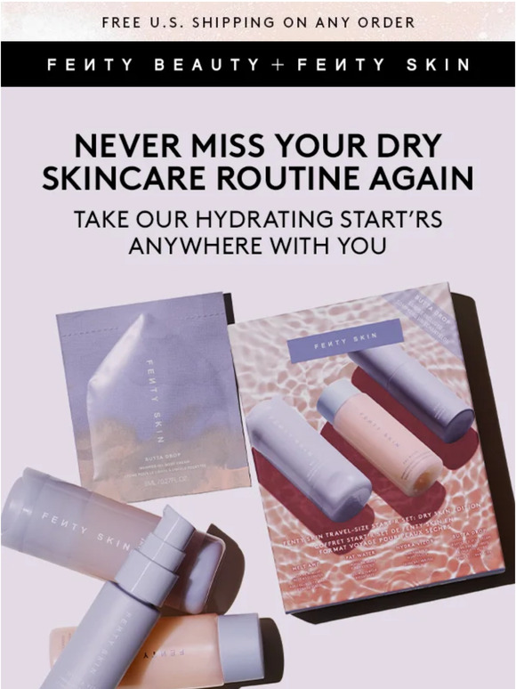 New! Your hydrating skincare routine, now ✨mini✨