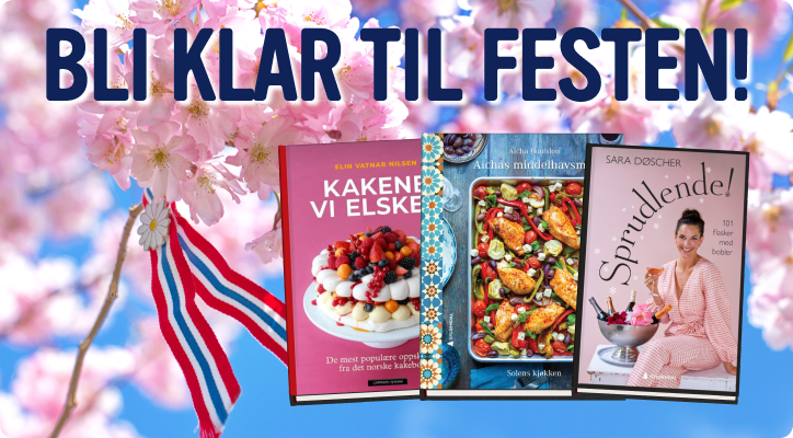 Bli klar til festen med Kakene vi elsker, Aichas middelhavsmat og Sprudlende