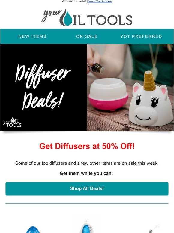 🌿 50% Off! Select Home Diffusers 🌿