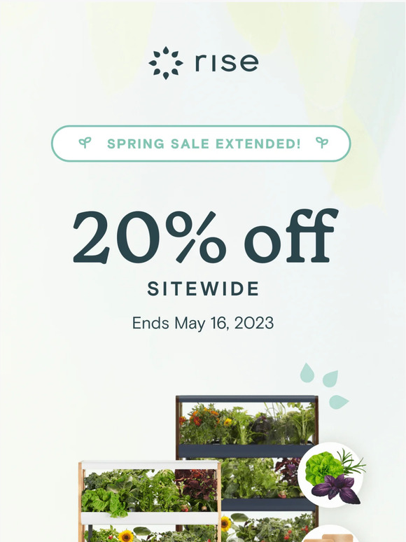 EXTENDED 🥦 20% off all orders until 5/16