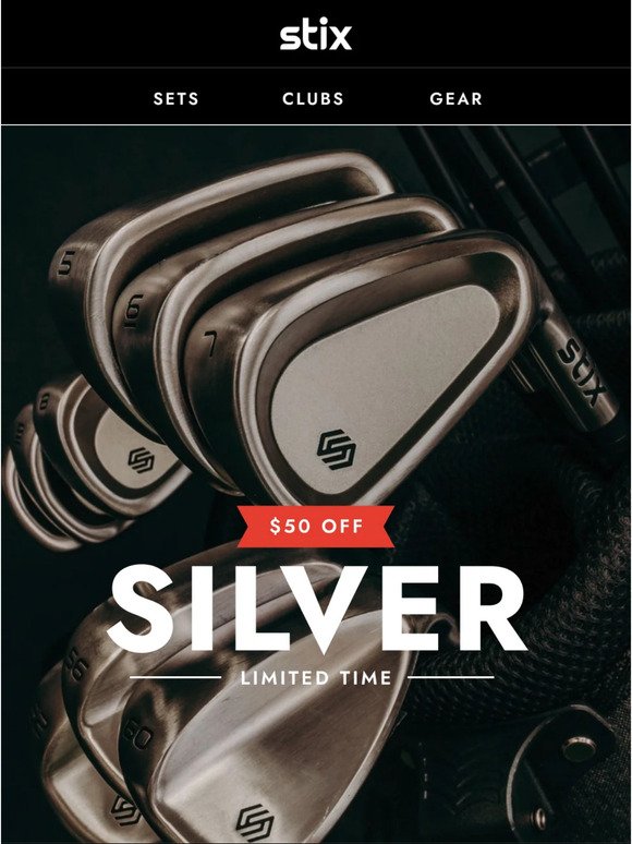 $50 OFF Silver Sets - Limited Time