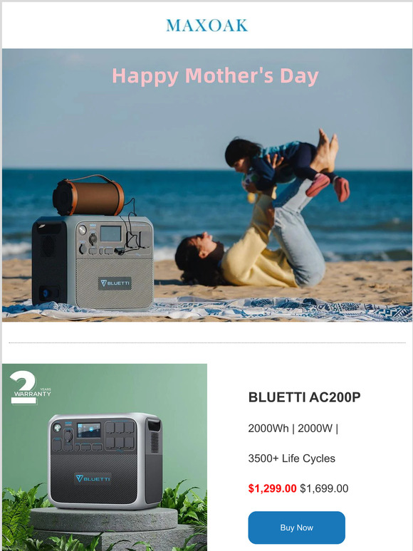 Give Mom the gift of power this Mother's Day