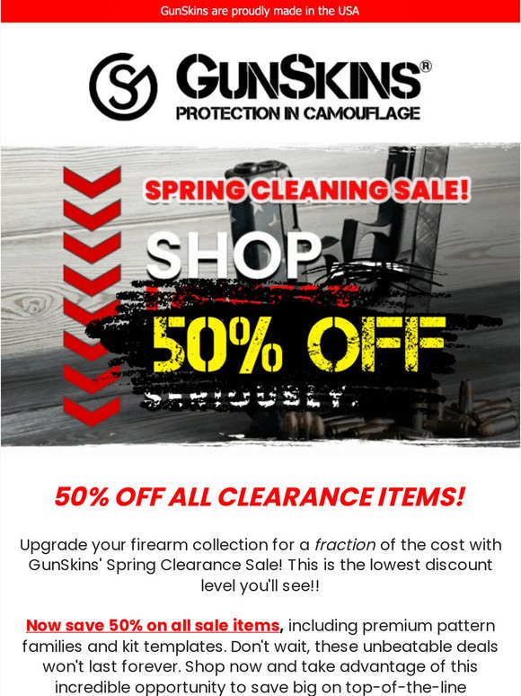 DON'T MISS IT - Save 50%!