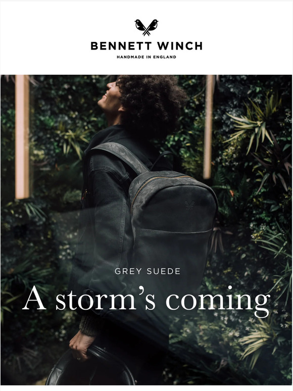 Bennett Winch: Introducing: The Storm Grey Suede Collection | Milled