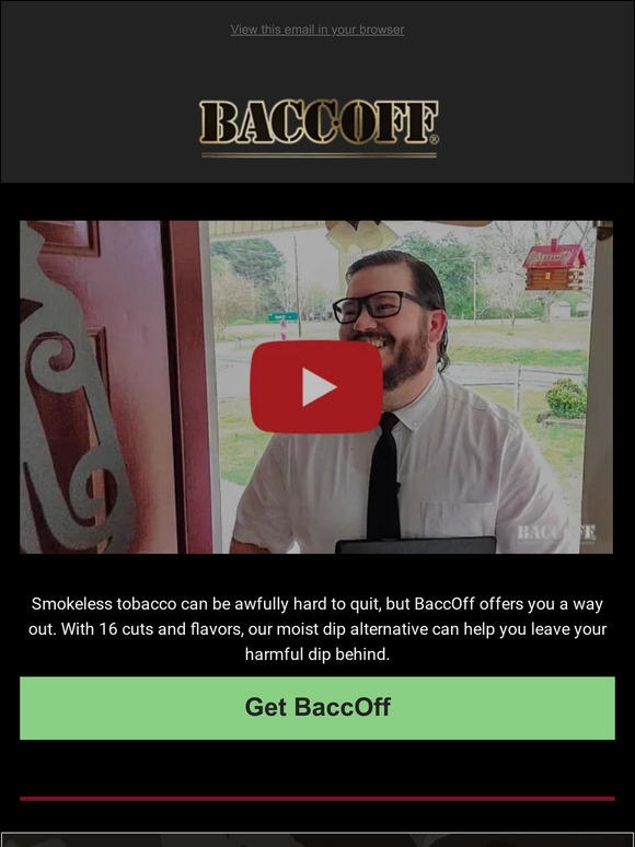 BaccOff can be a Blessing