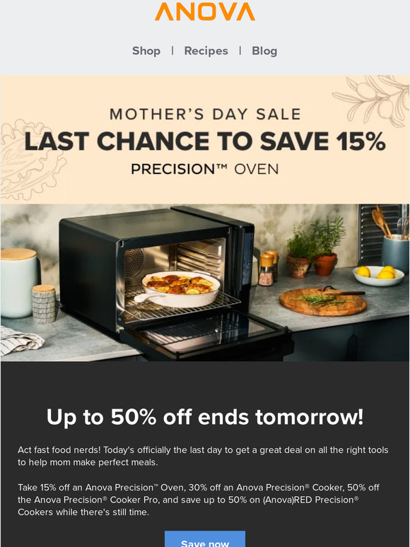 SALE: Another 1-day 30% flash sale on Anova Precision Oven (12/11