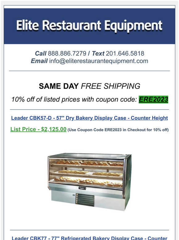 Bakery Display Cases   🍩  🍪  🍰