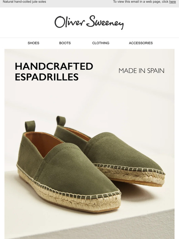 Hand-stitched espadrilles | Made in Spain