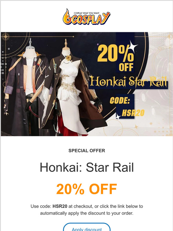 Honkai: Star Rail Cosplay Costume is Online!