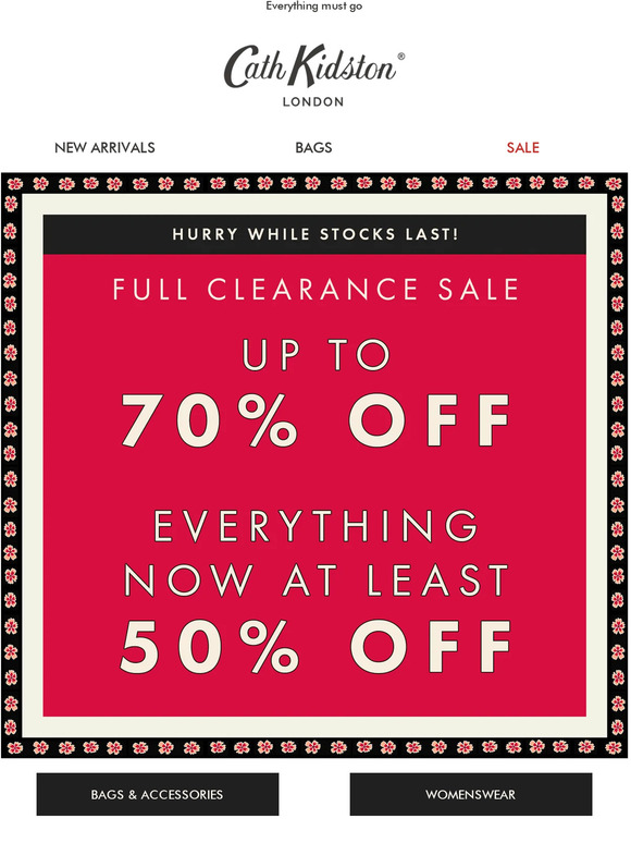 Cath Kidston UK Full Clearance Sale Everything Now At Least Half   C@2x 