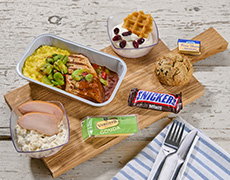 Premium Economy Food