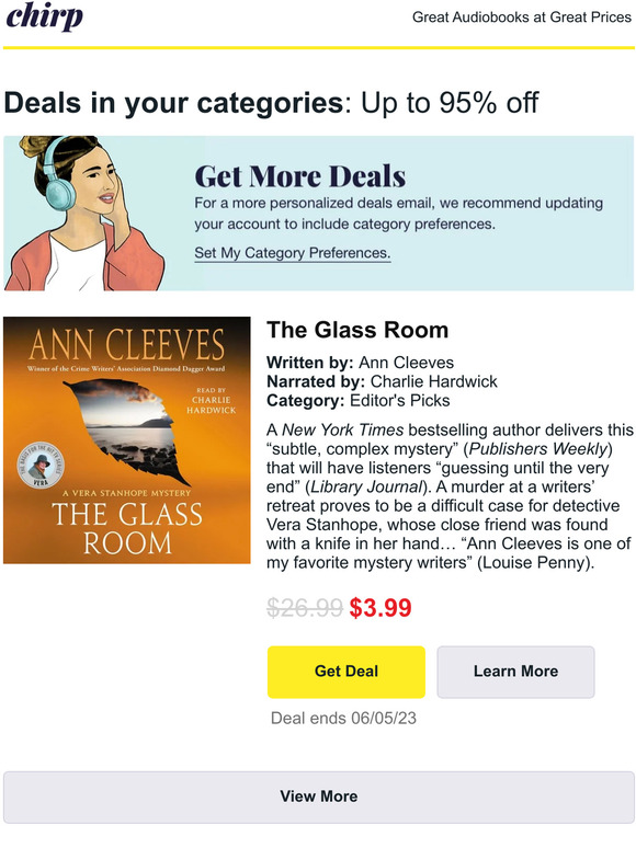 Our favorite audiobook deals for Tuesday