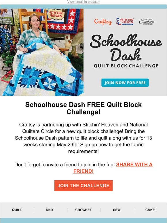 Have you joined our newest quilt block challenge?