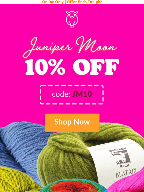 Your 10% off code expires tonight 💫