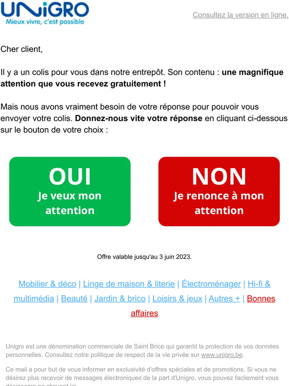 Donnez-nous vite de vos nouvelles