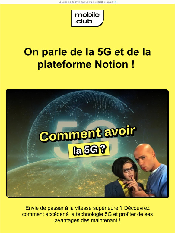 On parle 5G et Notion !