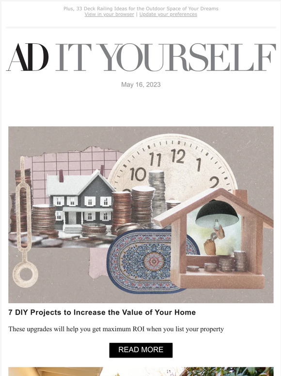 Architectural Digest Deck Ideas, 15Minute Projects, and More DIY Tips