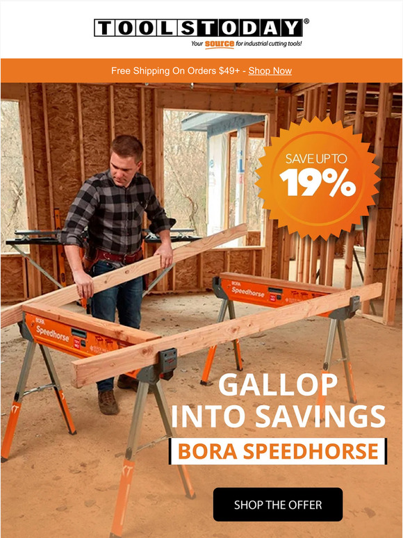 Work Faster With Bora Speedhorse 🐎