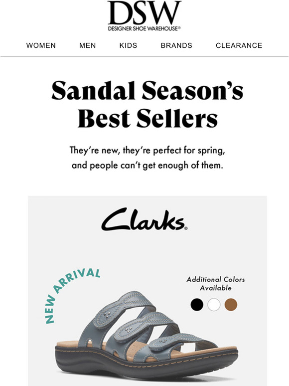 DSW Sandals that feel like pillows. Milled