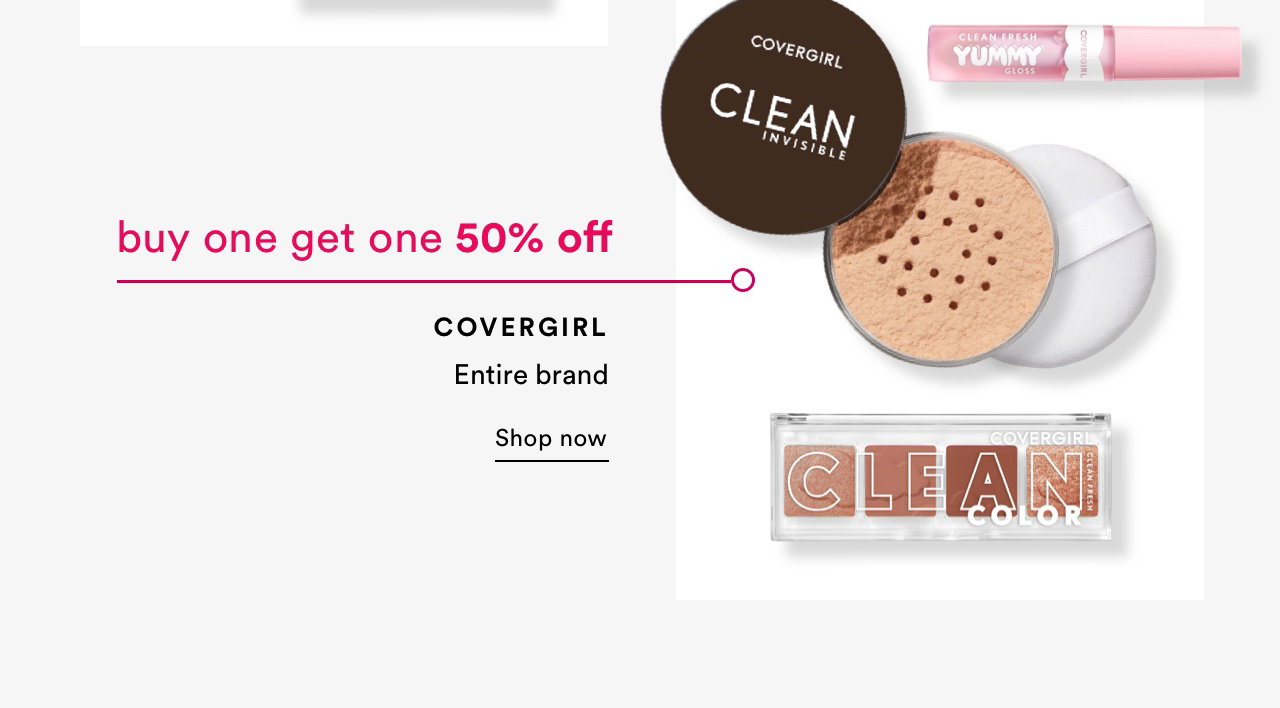Buy one get one 50% off | Covergirl | Shop now