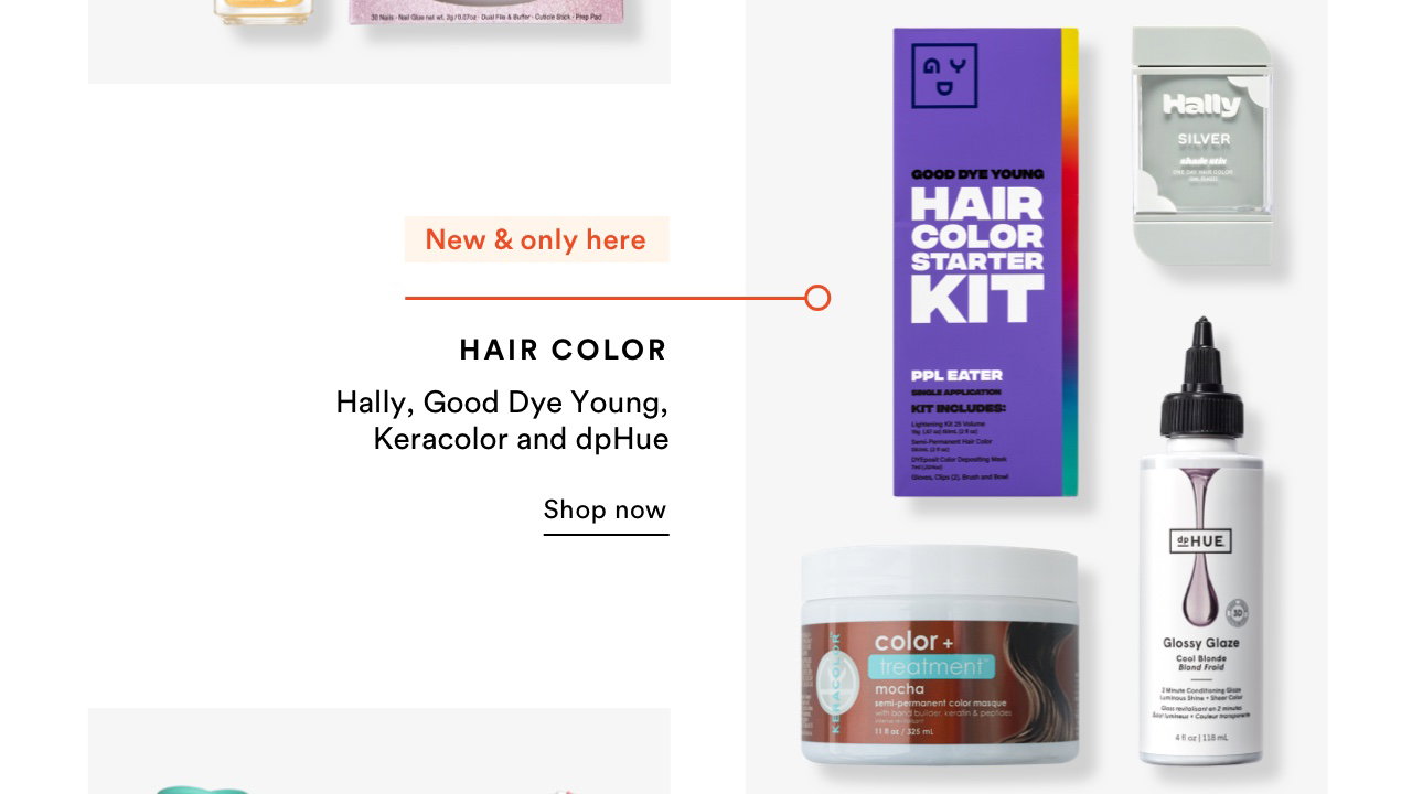 New & only here | Hair color | Shop now