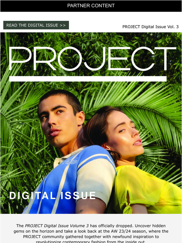 Women's Wear Daily Exclusive Drop Vol. 3 of the PROJECT Digital Issue
