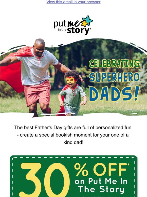 [✨30% OFF] Superhero dads deserve great gifts!