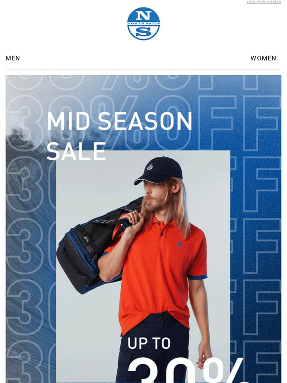 Mid Season Sale: up to 30% off on SS23 Collection
