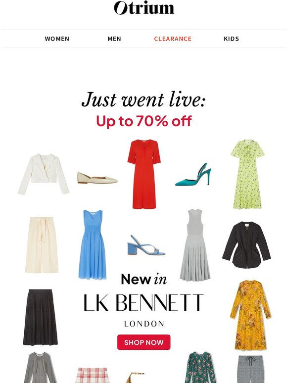 🆕New items of LK Bennet: up to 65%  off