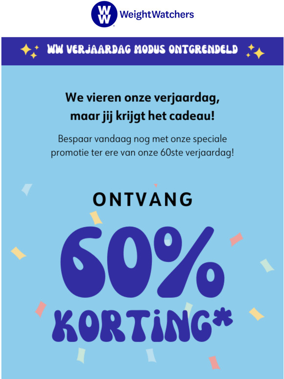 Ontvang 60% korting en verwen jezelf! 📣