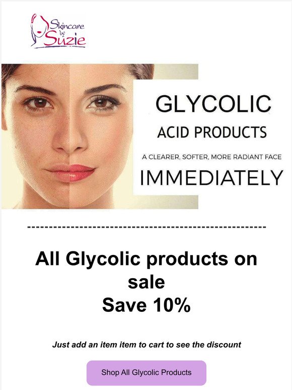 Glycolic Acid is on sale!