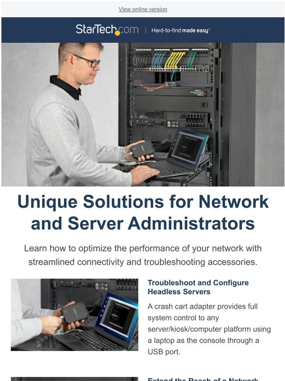 Unique Solutions for Network and Server Administrators